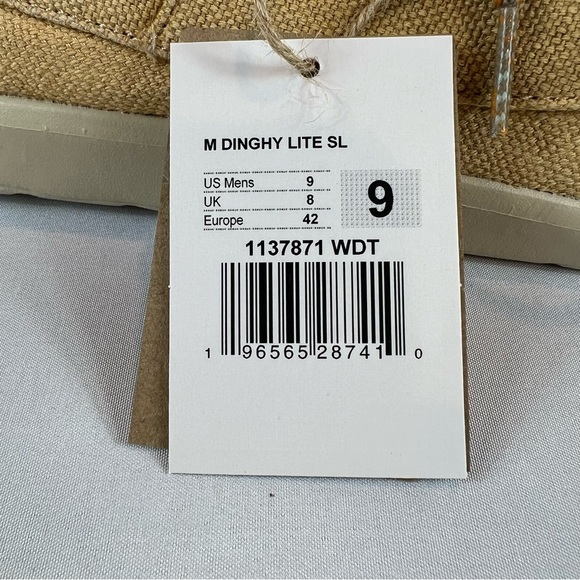 Sanuk Men’s Dinghy Lite SL Washed Tan Boat Shoe - Picture 9 of 11